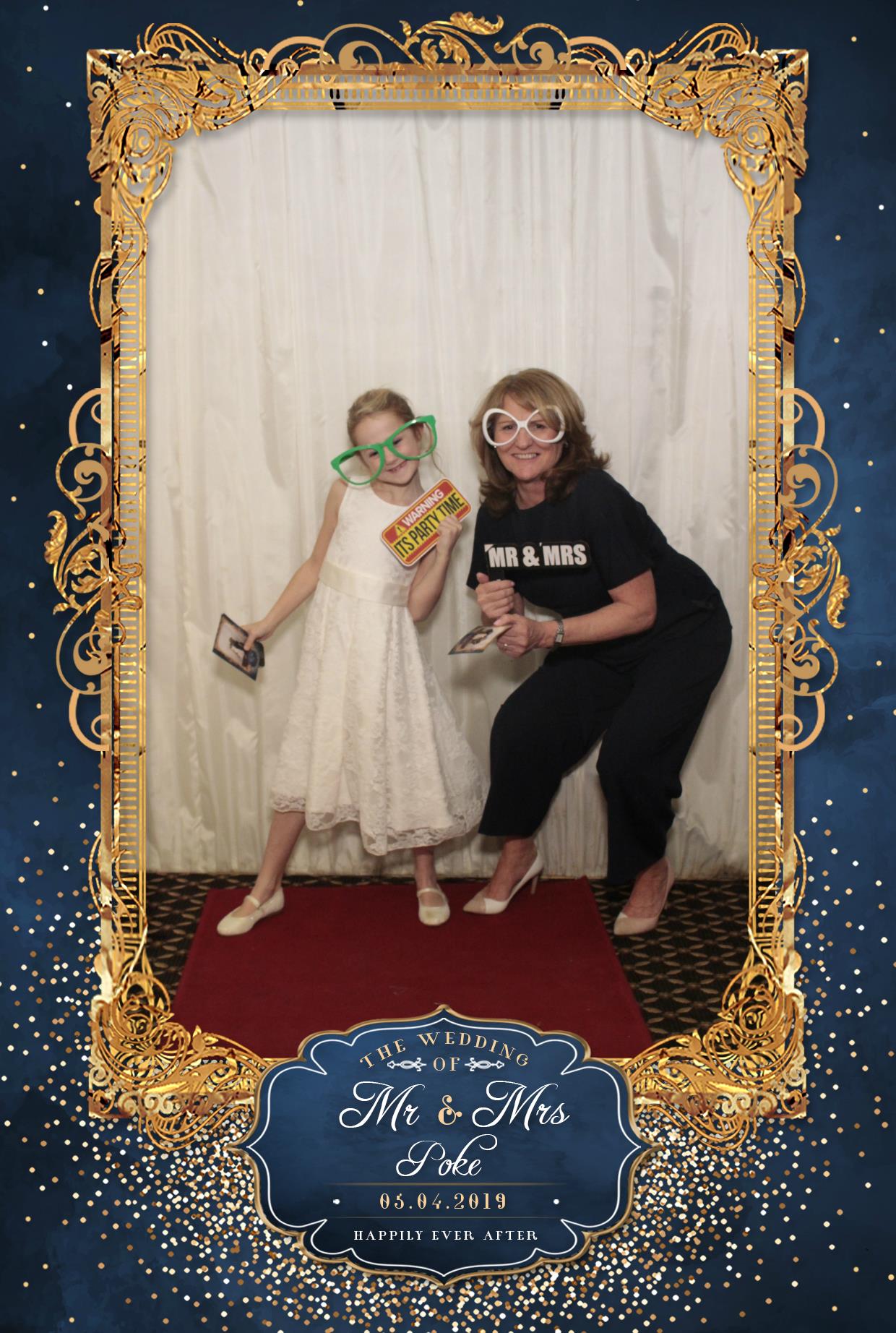 Mr & Mrs Poke | View more photos from the event at gallery.myphotoboothexperience.co.uk/u/MyPhotoBoothExperienceLtd/Mr-Mrs-Poke